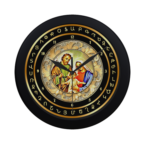 Jesus Christ Circular Plastic Wall clock