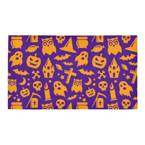 Fun Scary Halloween Pattern Bath Rug 16''x 28''