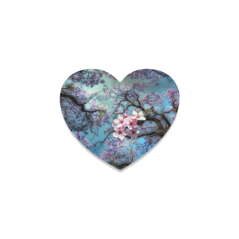 Cherry blossomL Heart Coaster