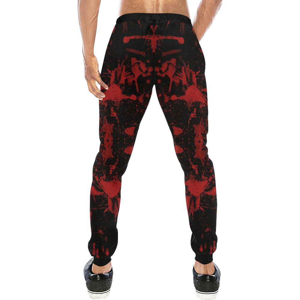 Scary Blood by Artdream Men's All Over Print Sweatpants/Large Size (Model L11)