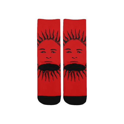 GOD Kids Socks Red & Black Kids' Custom Socks