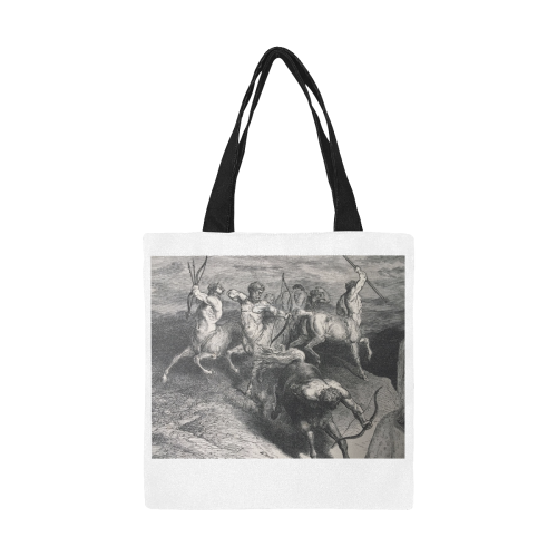 war All Over Print Canvas Tote Bag/Small (Model 1697)
