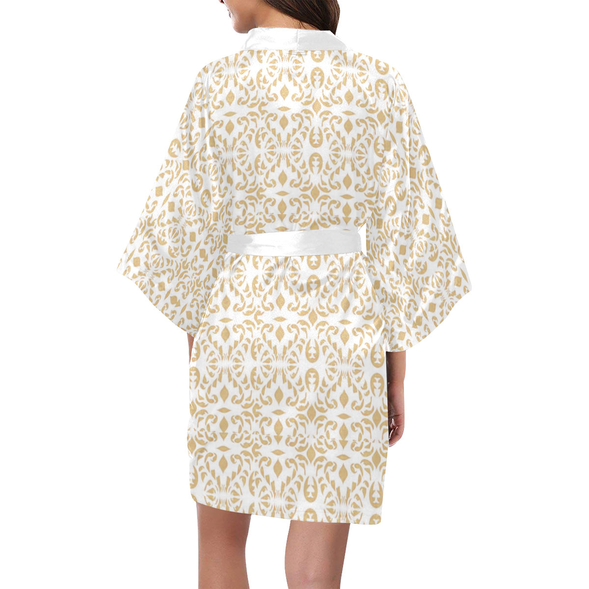 Gold Tribal Stylish Kimono Robe