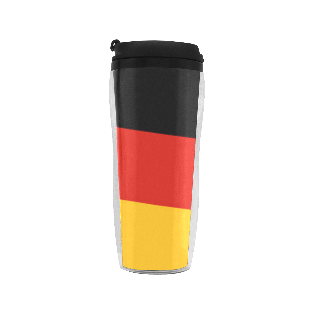 German Flag Colored Stripes Reusable Coffee Cup (11.8oz)
