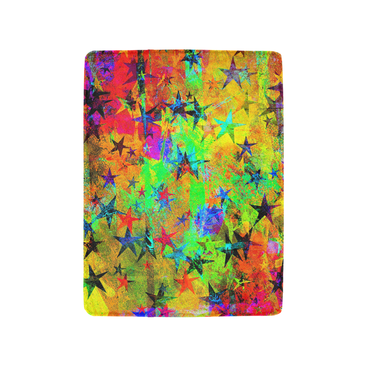stars and texture colors Ultra-Soft Micro Fleece Blanket 30''x40''