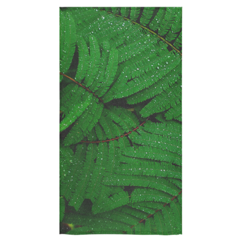 Forest Green Plants with Dew Photo Bath Towel 30"x56"