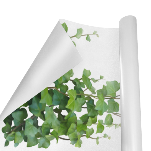 Vines, climbing plant watercolor Gift Wrapping Paper 58"x 23" (5 Rolls)