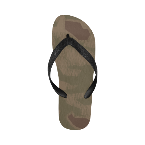 Sumpfmuster 41 camouflage Flip Flops for Men/Women (Model 040)