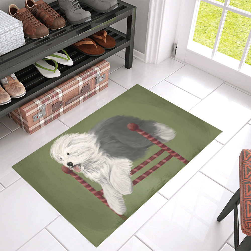 sheepdog-agility Azalea Doormat 30" x 18" (Sponge Material)