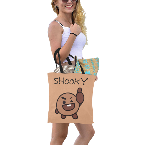 Shooky All Over Print Canvas Tote Bag/Small (Model 1697)