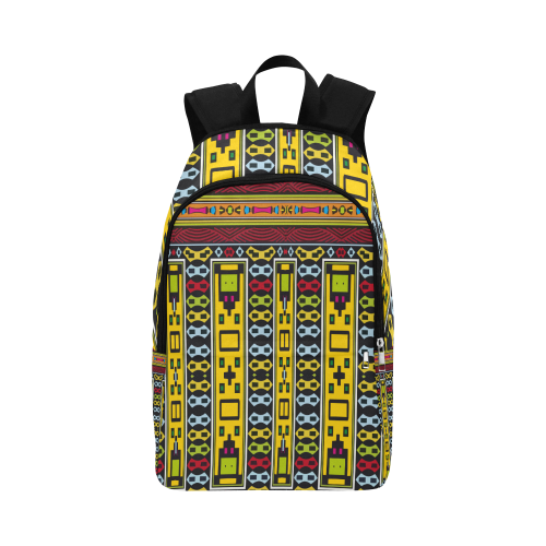 Shapes rows Fabric Backpack for Adult (Model 1659)