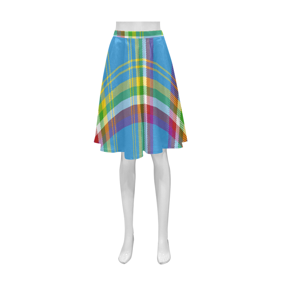 Yukon Tartan Athena Women's Short Skirt (Model D15)