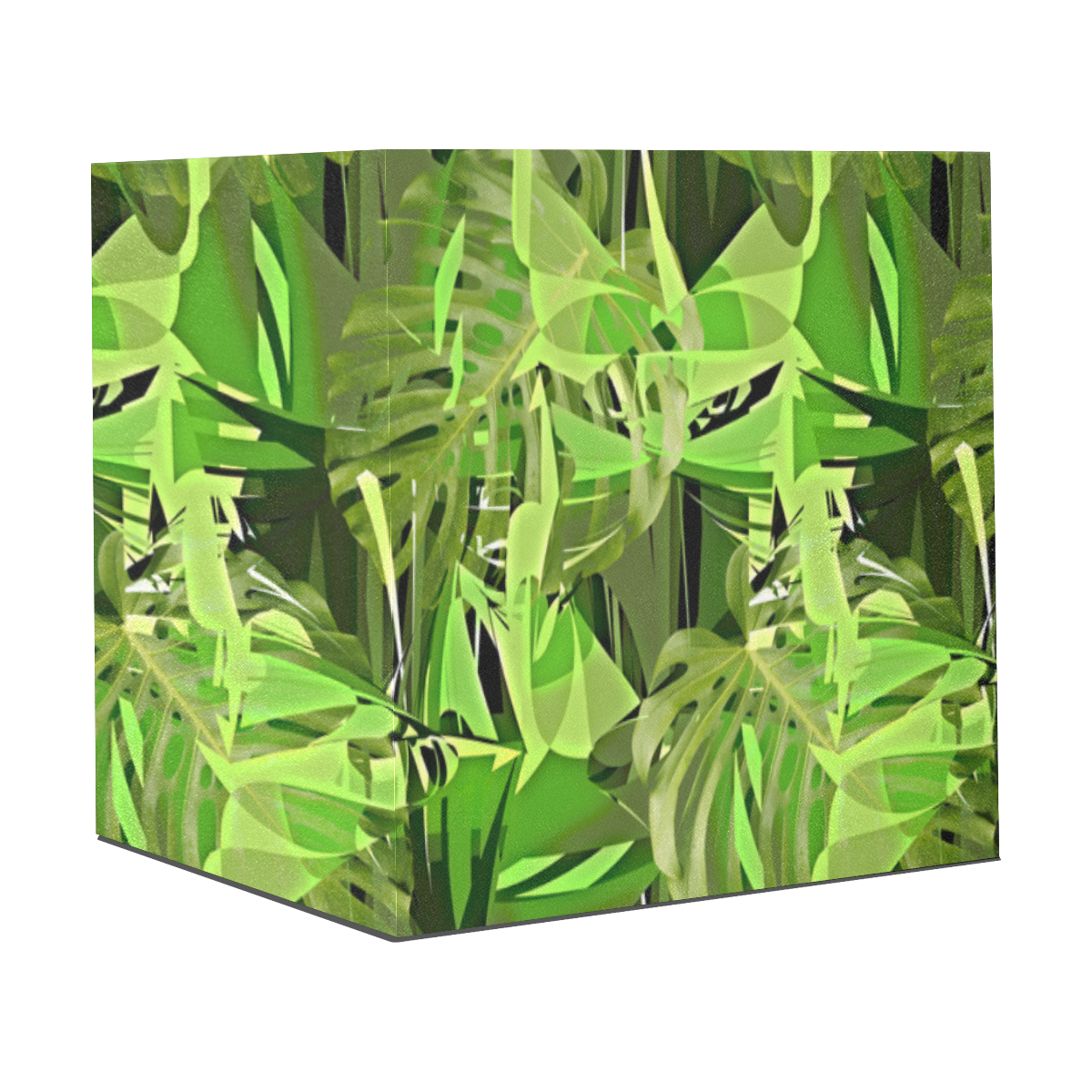Tropical Jungle Leaves Camouflage Gift Wrapping Paper 58"x 23" (1 Roll)