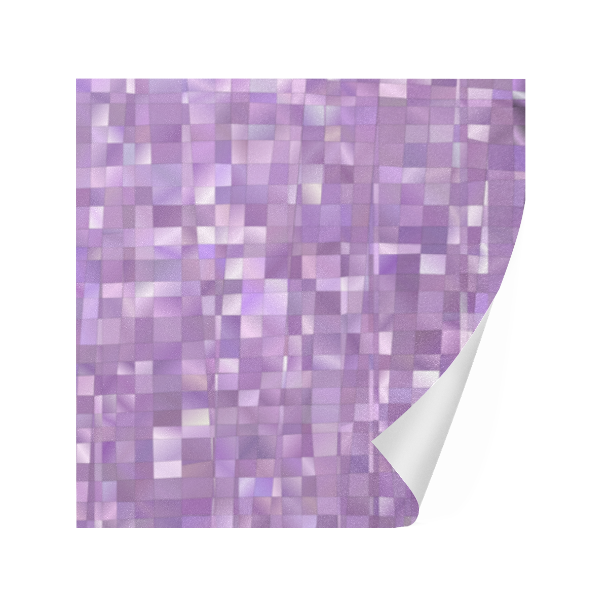 Violet, Purple Pearl Mosaic Glitch Gift Wrapping Paper 58"x 23" (1 Roll)