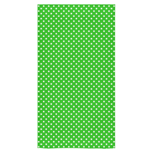 Green polka dots Bath Towel 30"x56"