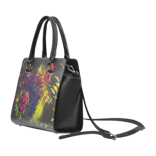 Abstract #1 Classic Shoulder Handbag (Model 1653)