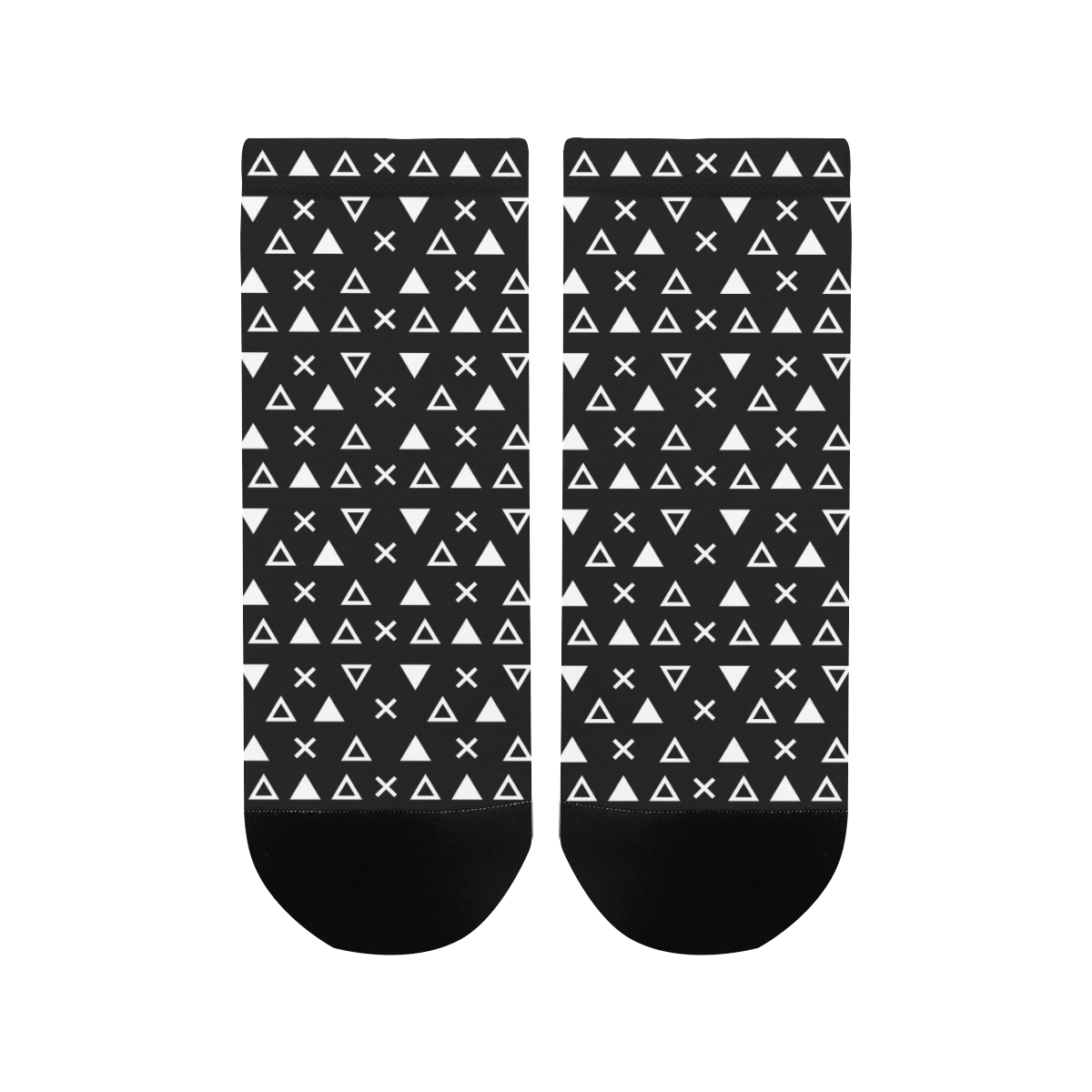 Geo Line Triangle Women's Ankle Socks