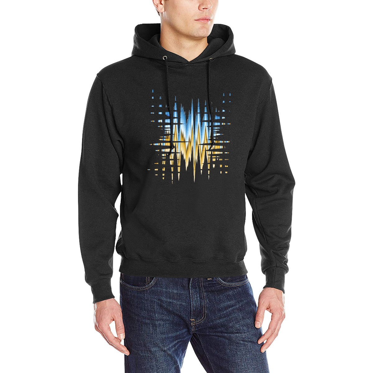 Artistic Men's Classic Hoodie (Model H17)