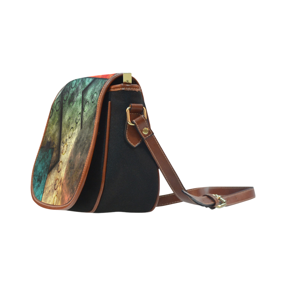 ORGANIZEDCHAOS Saddle Bag/Small (Model 1649)(Flap Customization)