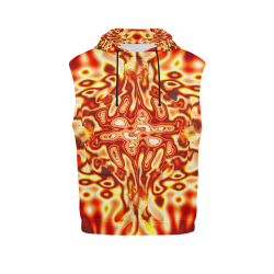 Infected All Over Print Sleeveless Hoodie for Women (Model H15)