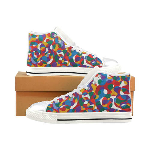 Michelle High Top Canvas Shoes for Kid (Model 017)