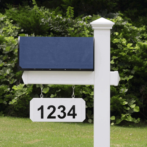color Delft blue Mailbox Cover