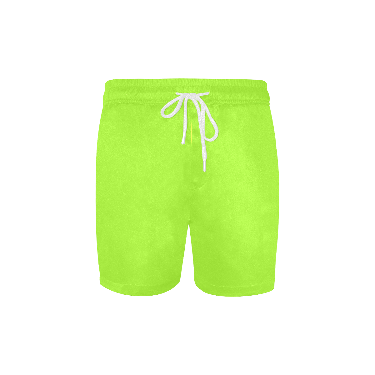 color green yellow Men's Mid-Length Swim Shorts (Model L39)