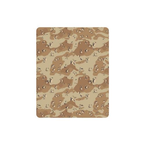 Vintage Desert Brown Camouflage Rectangle Mousepad