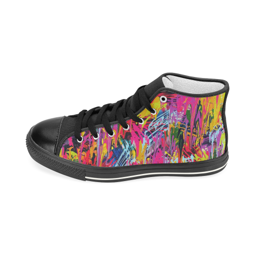 Wondering Women's Classic High Top Canvas Shoes (Model 017)