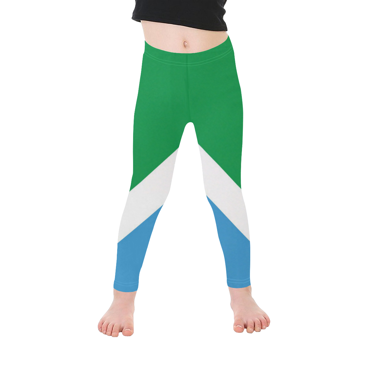 Vegan Flag Kid's Ankle Length Leggings (Model L06)