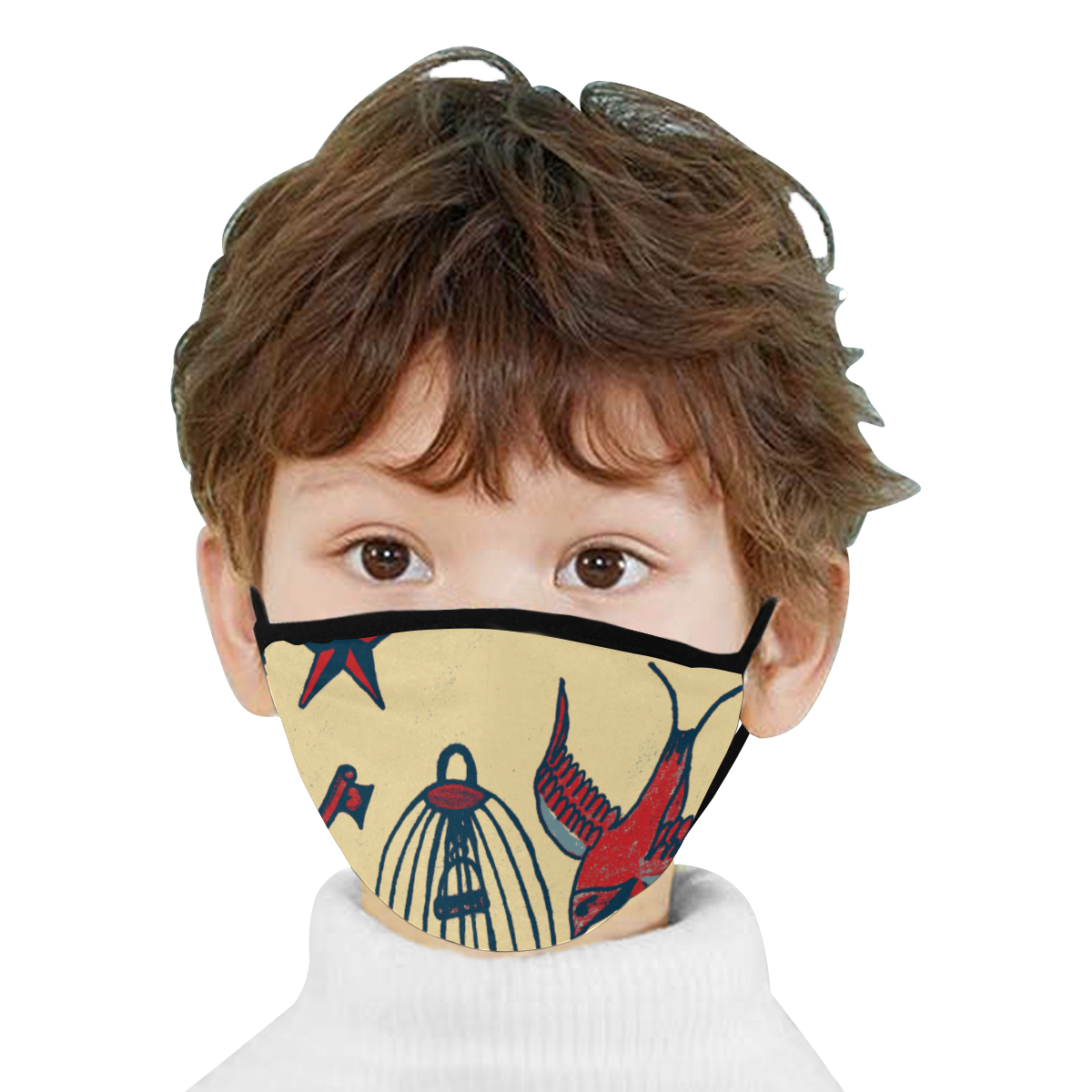 Old School Retro Mouth Mask