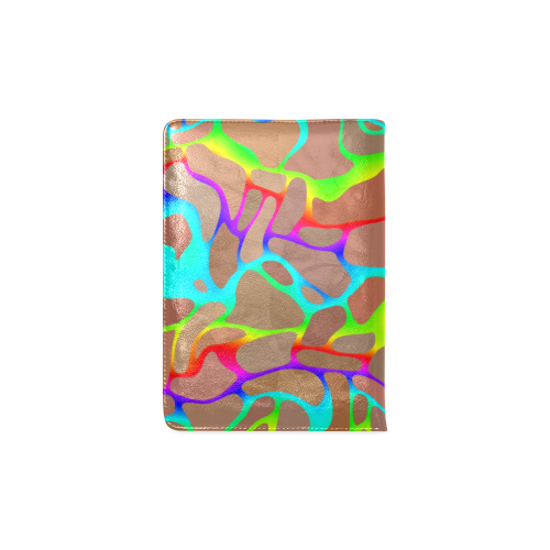 Colorful wavy shapes Custom NoteBook A5