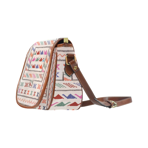 Berber inspiration bag Saddle Bag/Large (Model 1649)