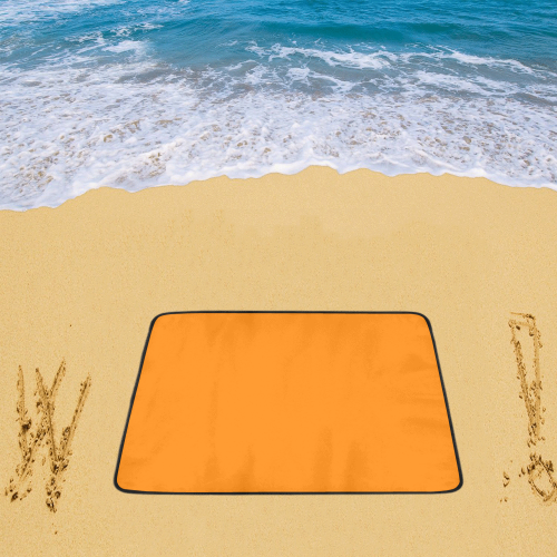color UT orange Beach Mat 78"x 60"