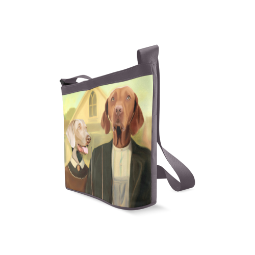 Dog's gothic Crossbody Bags (Model 1613)