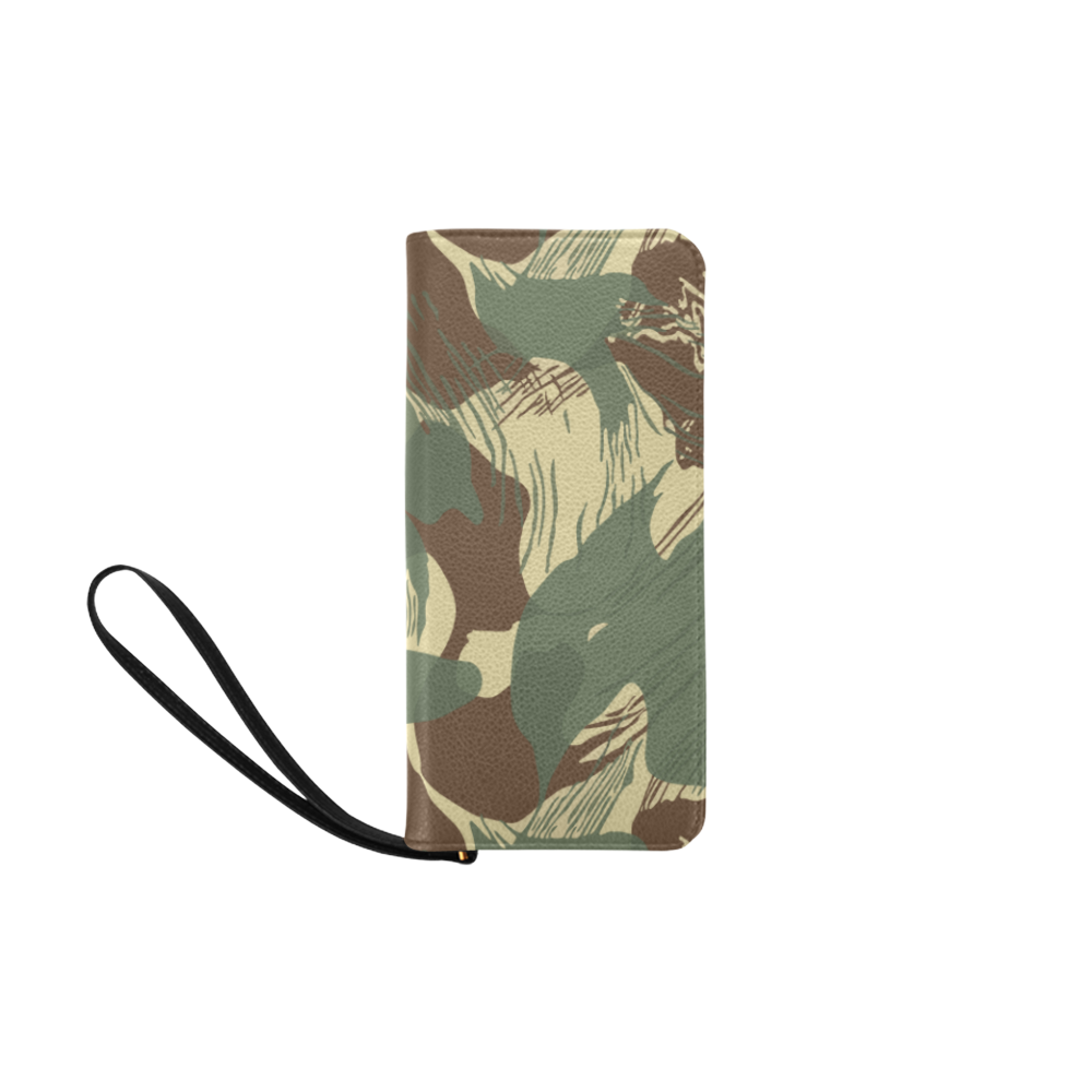 Rhodesian Brushstrokes Camouflage Women's Clutch Purse (Model 1637)