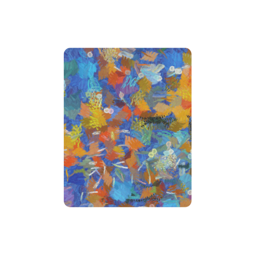 Colorful paint strokes Rectangle Mousepad