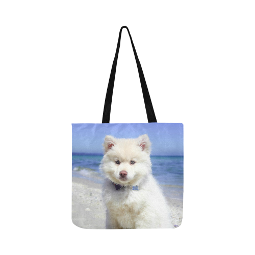 dogs at the beach Reusable Shopping Bag Model 1660 (Two sides)