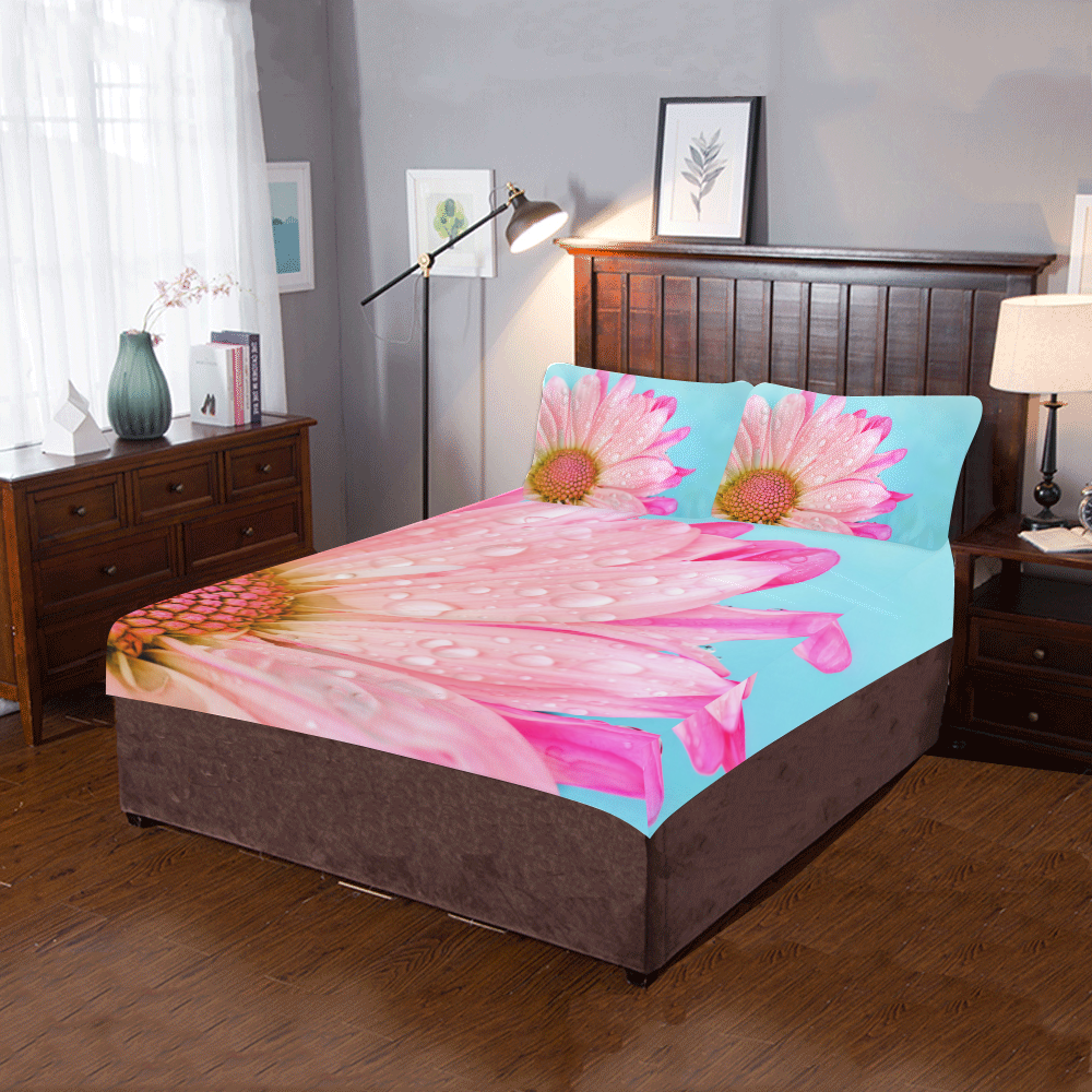 Flower 3-Piece Bedding Set