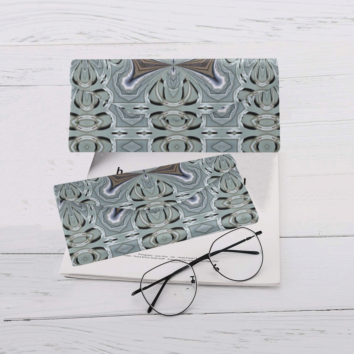 Bowties and Rings Custom Foldable Glasses Case