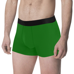 color dark green Men's All Over Print Boxer Briefs (Model L34)