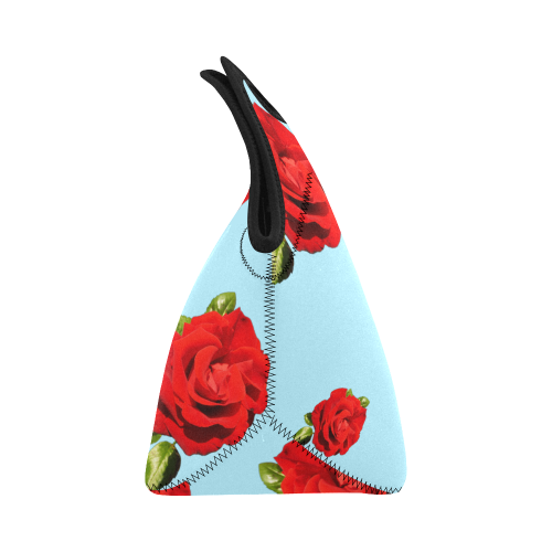 Fairlings Delight's Floral Luxury Collection- Red Rose Neoprene Lunch Bag/Small 53086b13 Neoprene Lunch Bag/Small (Model 1669)