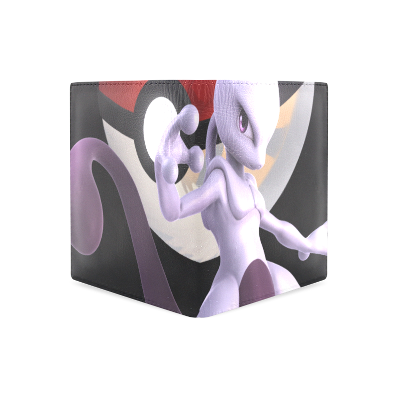 Mewtwo Money Men's Leather Wallet (Model 1612)