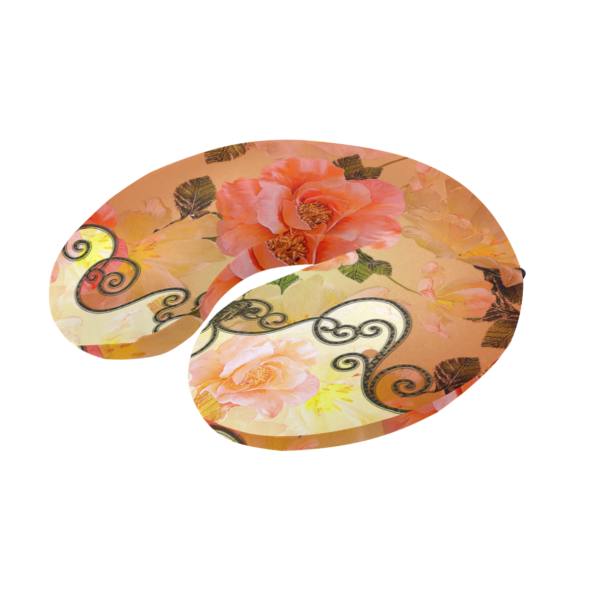 Beautiful flowers U-Shape Travel Pillow