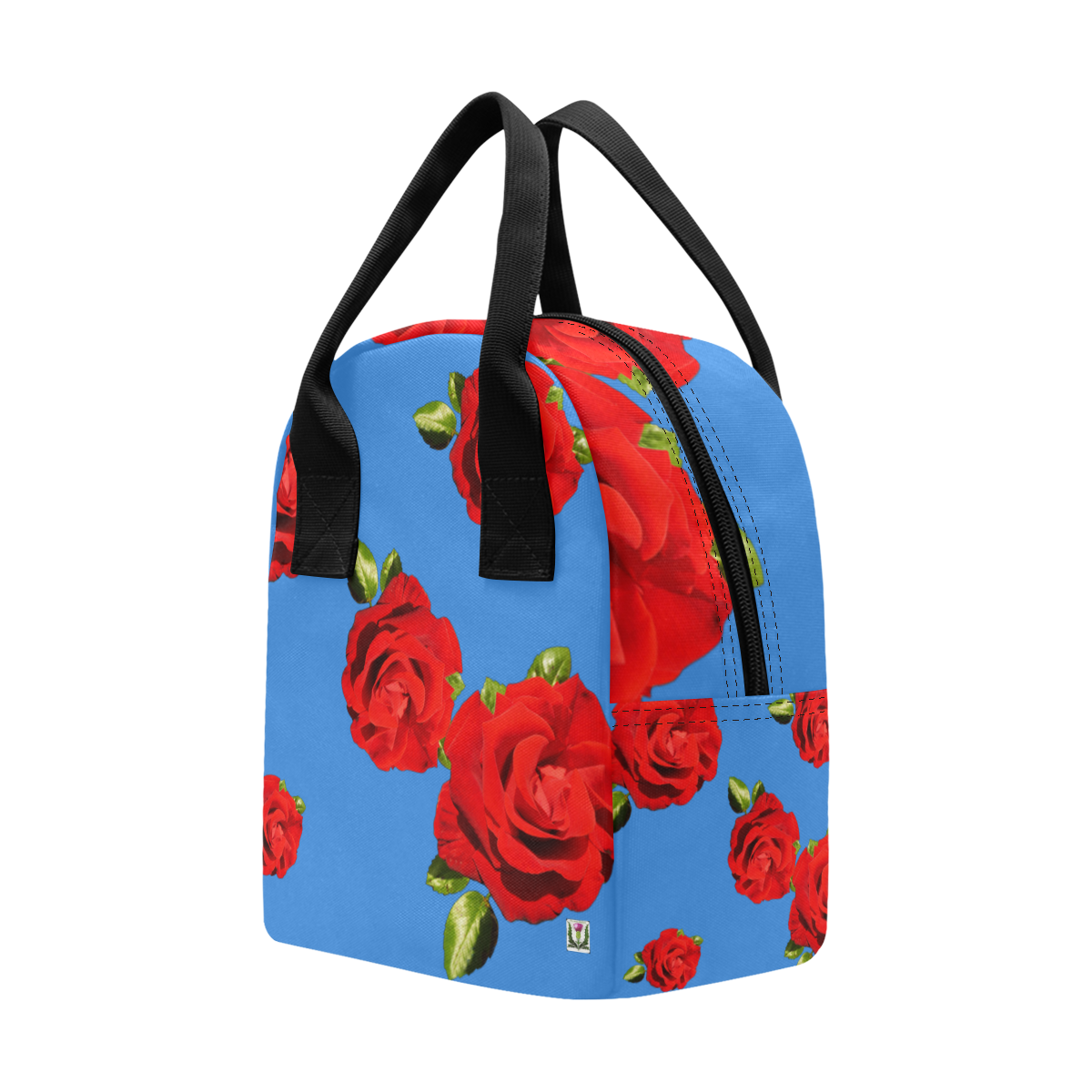 Fairlings Delight's Floral Luxury Collection- Red Rose Zipper Lunch Bag 53086b7 Zipper Lunch Bag (Model 1689)