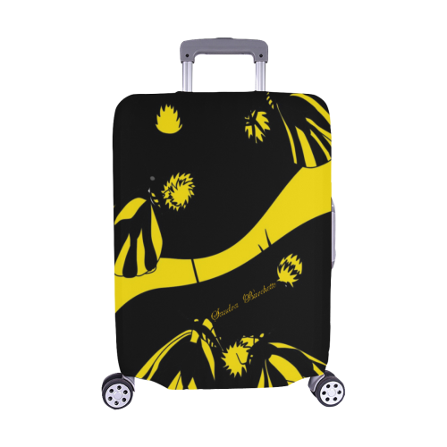 Butterflies Luggage Cover/Medium 22"-25"