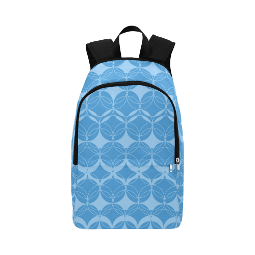 Abstract blue Fabric Backpack for Adult (Model 1659)