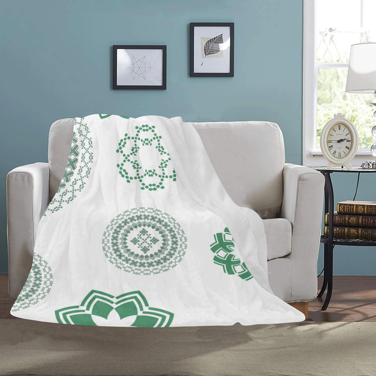 geometric fantasy Ultra-Soft Micro Fleece Blanket 43''x56''