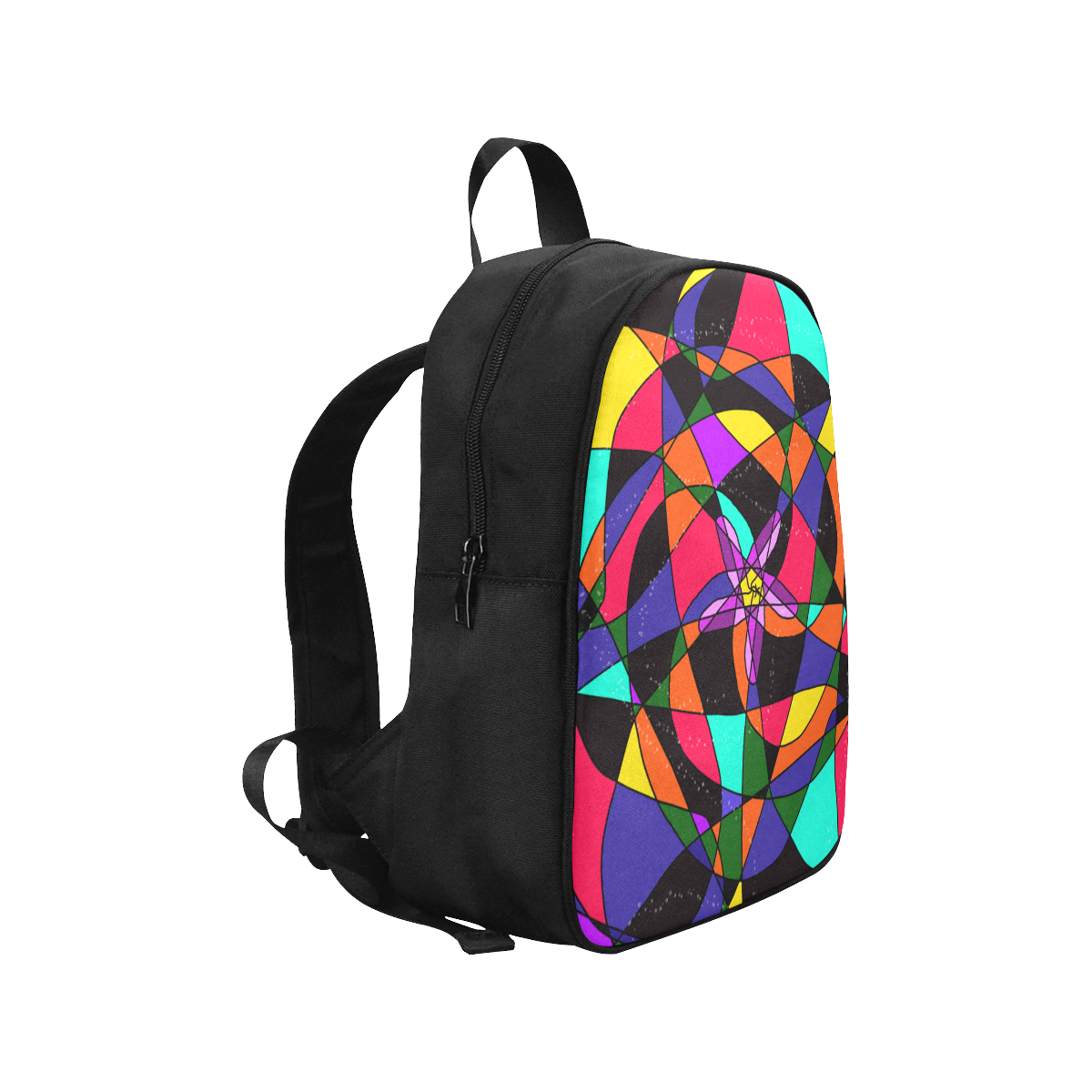 Abstract Design S 2020 Fabric School Backpack (Model 1682) (Medium)