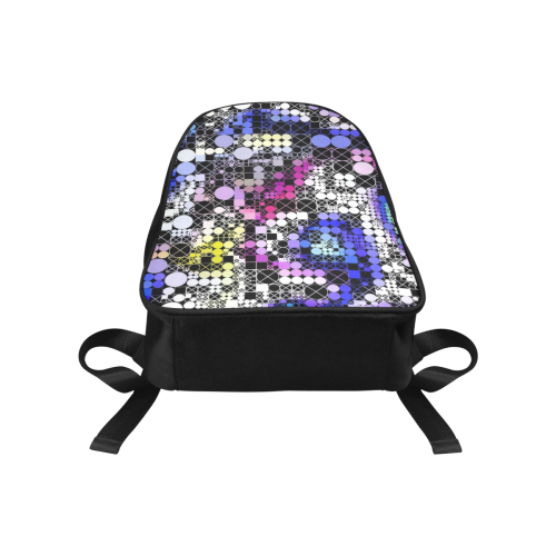 funny mix of shapes  by JamColors Fabric School Backpack (Model 1682) (Medium)